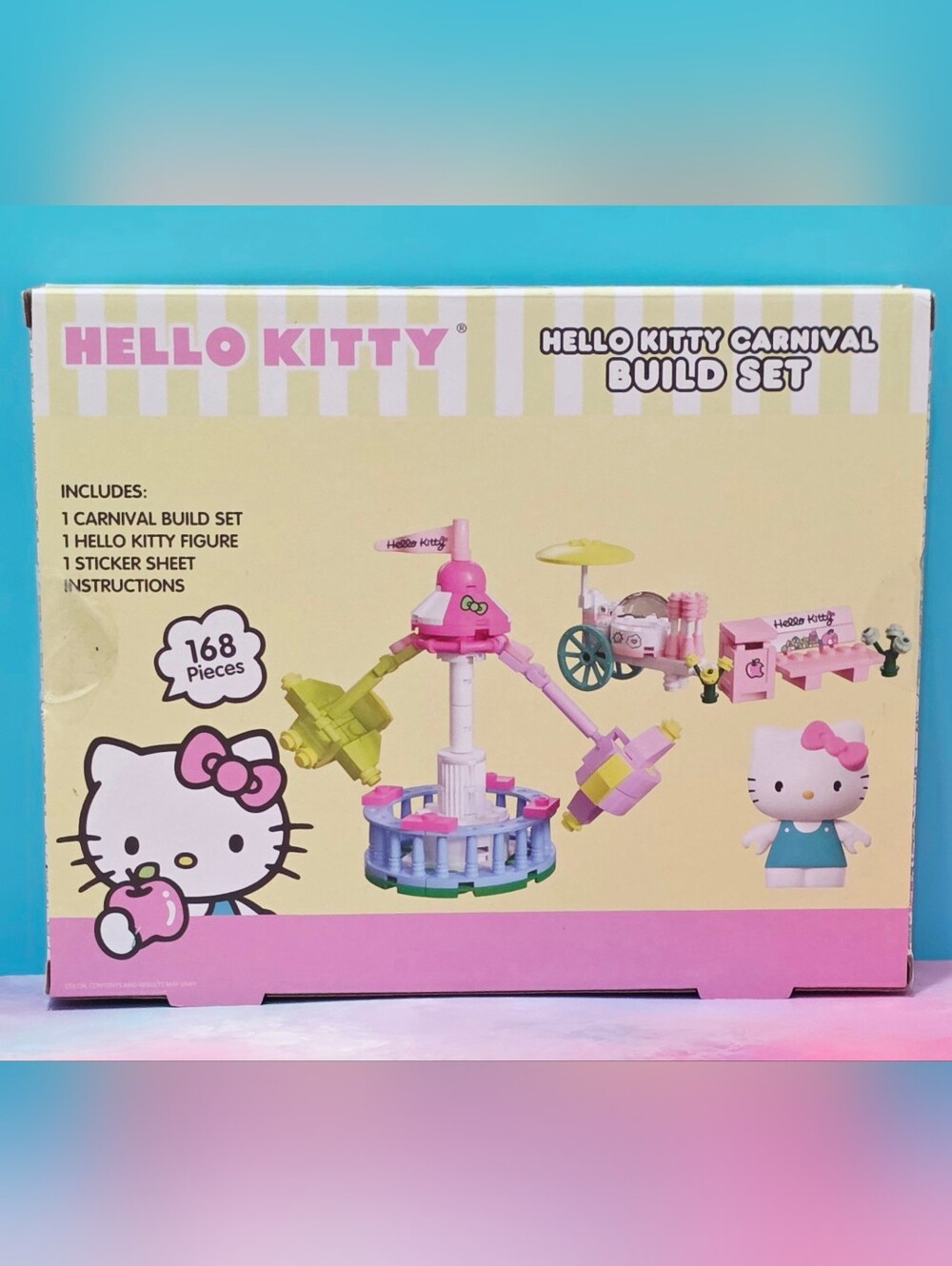 Hello Kitty Carnival Build Set - 168 Pieces (All Pieces Included)